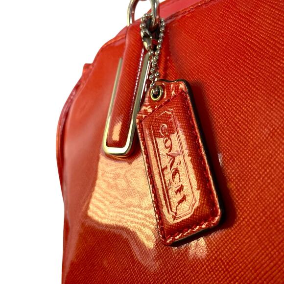 COACH Orange Red Shoulder Bag - Picture 16 of 16
